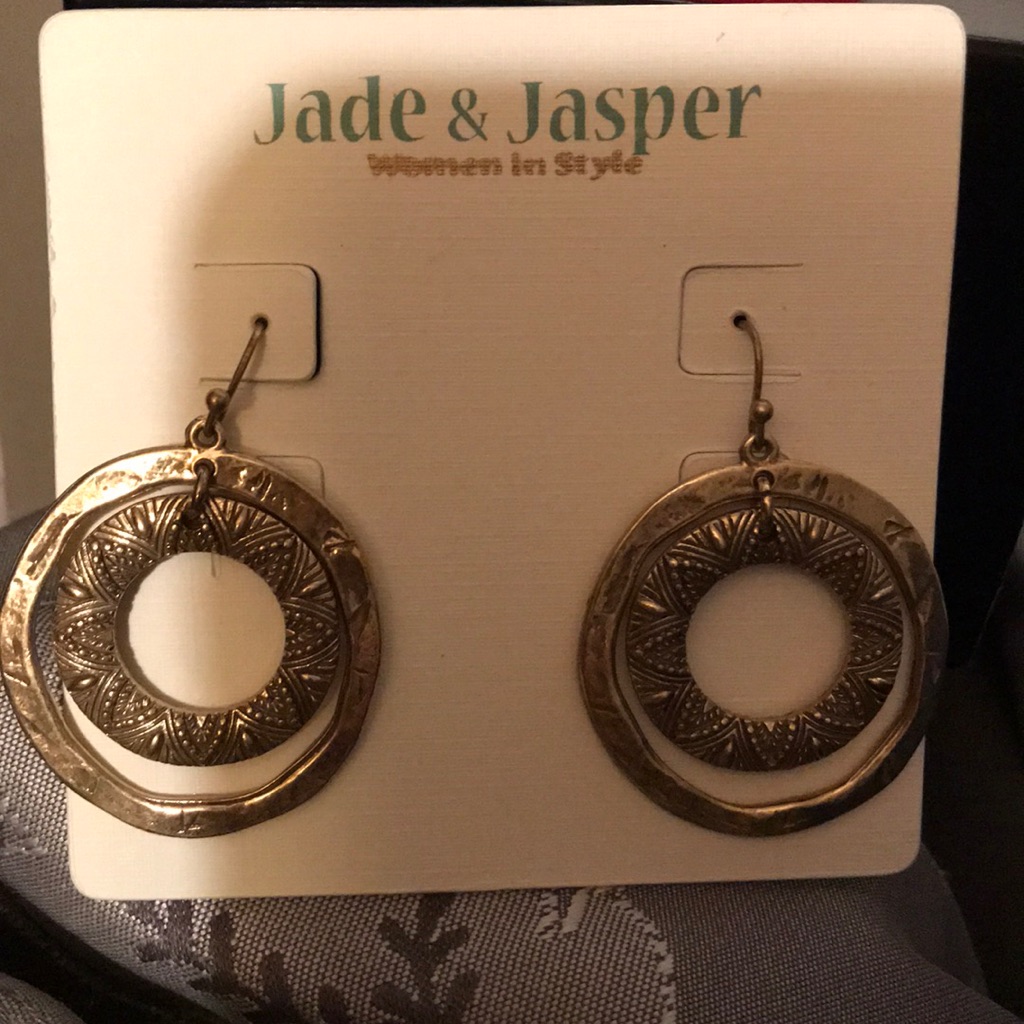 New Gold Colored Earrings